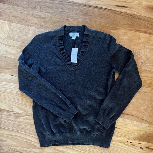 Ann Taylor LOFT Sweater, Gray - Size MP - Picture 1 of 2